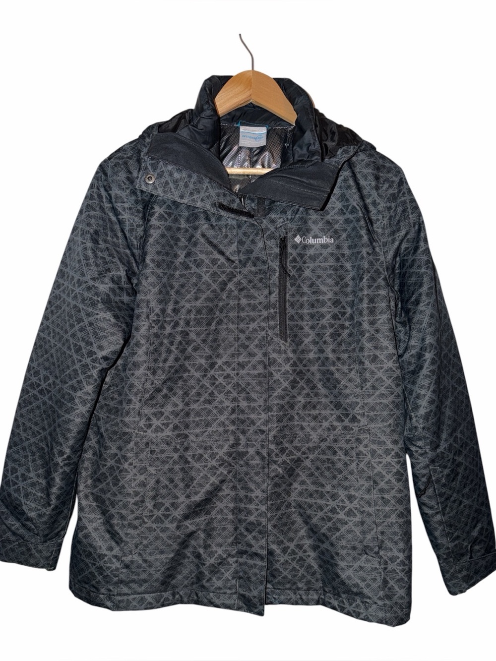 Columbia Omni-Tech Ski & Snow Coat Omni-Heat 3-In-1 Women’s Large Winter Midwest